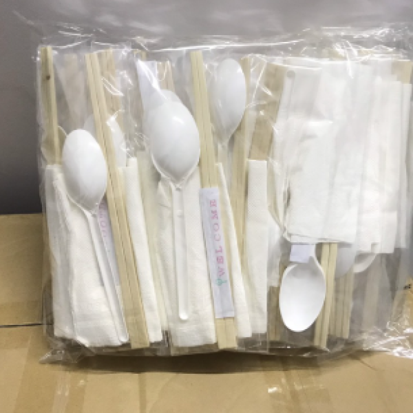 Combo Đũa Muỗng Tăm Giấy